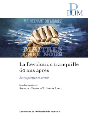 cover image of La Révolution tranquille 60 ans après